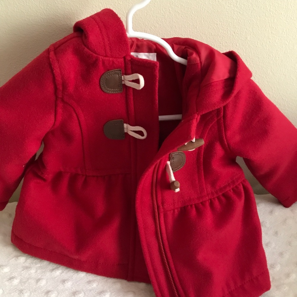 3-6 months. Wool coat